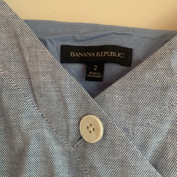 Banana republic linen cotton button mini dress - Picture 10 of 16